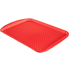 ПОДНОС (КРАСНЫЙ-ПП) 450х350 ММ