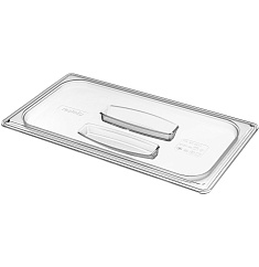 КРЫШКА С РУЧКОЙ ДЛЯ КОНТЕЙНЕРА из поликарбоната «ГАСТРОЕМКОСТЬ 1/3» (прозрачный)