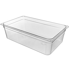 КОНТЕЙНЕР из поликарбоната «ГАСТРОЕМКОСТЬ 1/1 Н-150» (прозрачный)
