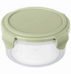 КОНТЕЙНЕР ДЛЯ ПРОДУКТОВ ГЕРМЕТИЧНЫЙ SMART LOCK КРУГЛЫЙ 0,55Л (Зеленый)