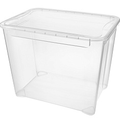 ЯЩИК УНИВЕРСАЛЬНЫЙ «КРИСТАЛЛ» XL 555х390х435 ММ, 70Л (Бесцветный)