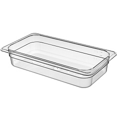 КОНТЕЙНЕР из поликарбоната «ГАСТРОЕМКОСТЬ 1/3 Н-65» (прозрачный)