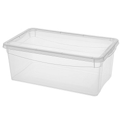 ЯЩИК УНИВЕРСАЛЬНЫЙ 330х190х120 ММ «КРИСТАЛЛ» 5Л (бесцветный)