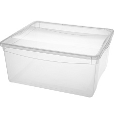 ЯЩИК УНИВЕРСАЛЬНЫЙ 400х335х170 ММ «КРИСТАЛЛ» 18Л (бесцветный)