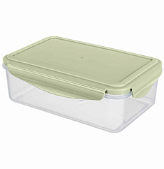 КОНТЕЙНЕР ДЛЯ ПРОДУКТОВ ГЕРМЕТИЧНЫЙ SMART LOCK ПРЯМОУГОЛЬНЫЙ 1,1Л (Зеленый)