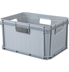 ЯЩИК УНИВЕРСАЛЬНЫЙ «ЕВРОБОКС», 400Х300Х220 ММ, 21,5Л (серый)